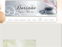 Tablet Screenshot of dorianebienetre.ch